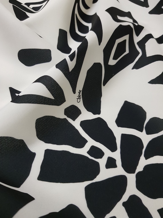 Designer print fabric, genuine design,  poliester fabric for women's fashion