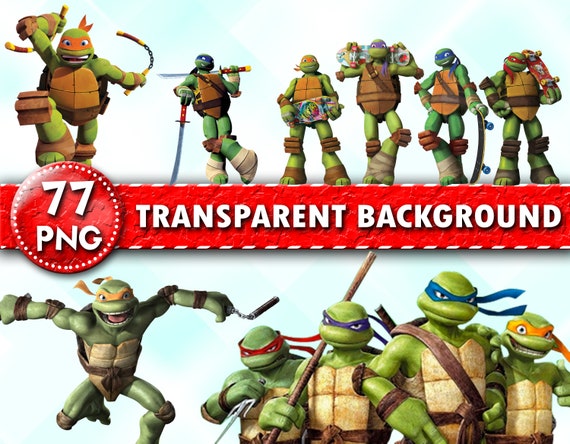 Ninja Turtles Clipart Mutant Ninja Turtles Characters Etsy