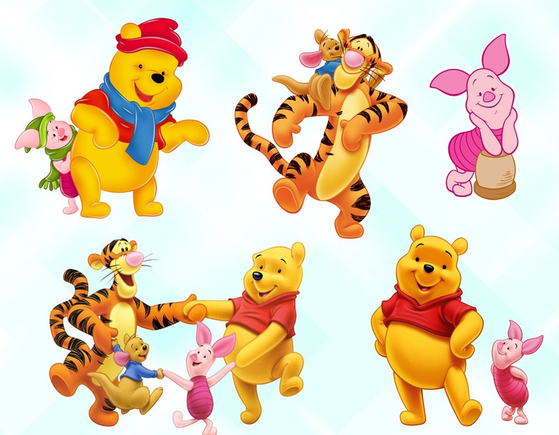 Winnie The Pooh Clipart Transparent Background Winnie Pooh Characters 