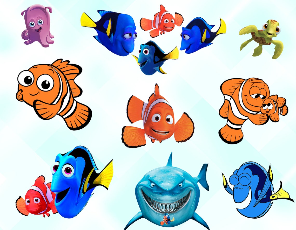 Printable Finding Nemo Characters
