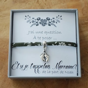 Et si je t'appelais marraine ? Promue Marraine - future marraine - annonce grossesse - annonce bébé - cadeau personnalisé demande marraine