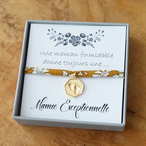 Promue Mamie - future mamie - annonce grossesse - annonce bébé - bracelet perle - cadeau personnalisé mamie