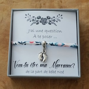 Veux tu être ma marraine ? Promue Marraine - future marraine - annonce grossesse - annonce bébé - cadeau personnalisé demande marraine