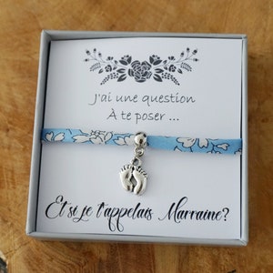 Et si je t'appelais marraine ? Promue Marraine - future marraine - annonce grossesse - annonce bébé - cadeau personnalisé demande marraine