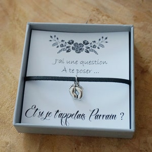 Et si je t'appelais parrain ? Promu Parrain - futur parrain - annonce grossesse - annonce bébé - cadeau personnalisé demande parrain