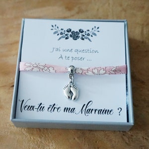 Veux tu être ma marraine ? Promue Marraine - future marraine - annonce grossesse - annonce bébé - cadeau personnalisé demande marraine