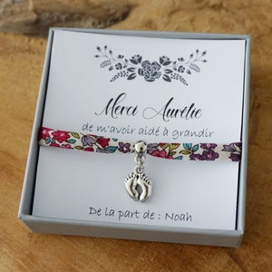 Thank you ATSEM bracelet - ATSEM gift - thank you for helping me grow - school year - AVS childminder nursery nurse