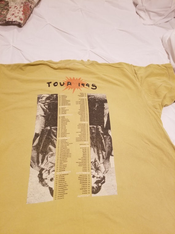 1995 REM World Tour T-Shirt, taille taille T-Shirt, Med 39582b 1995 REM World Tour T-Shirt, taille taille T-Shirt, Med 39582b