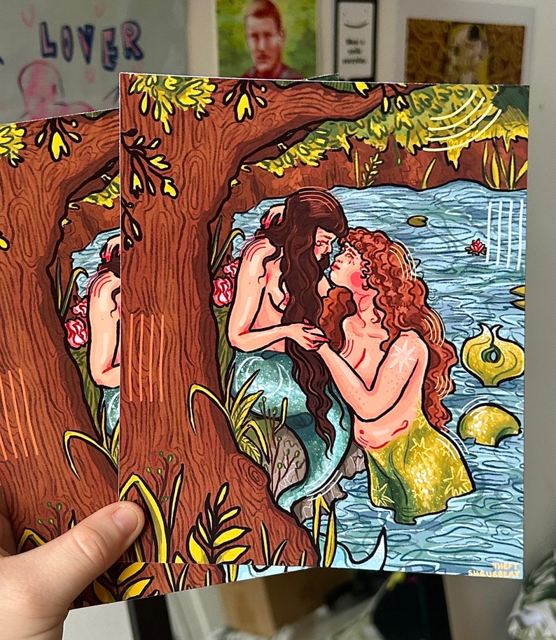 Sapphic Mermaids Prints image 4