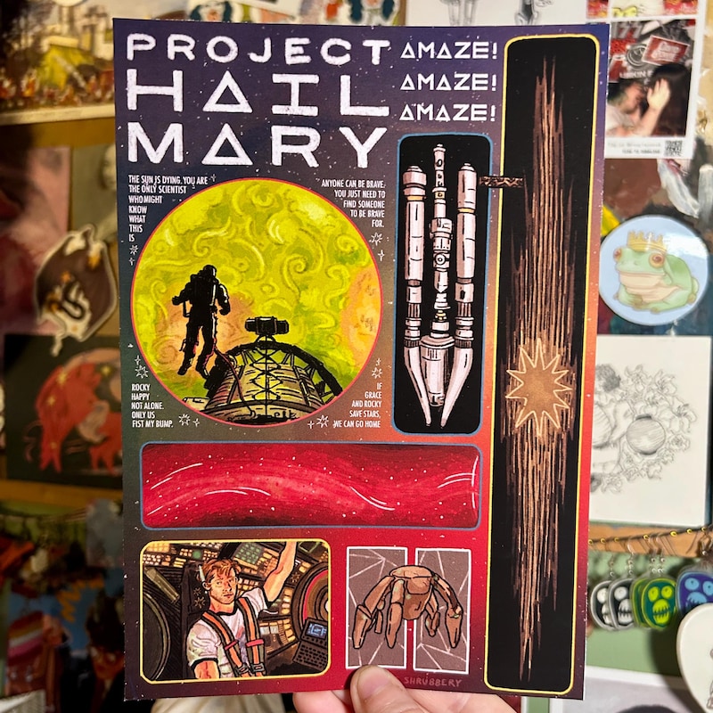 Project Hail Mary Posters - Etsy UK
