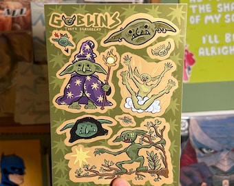 Goblins A6 Sticker Sheet