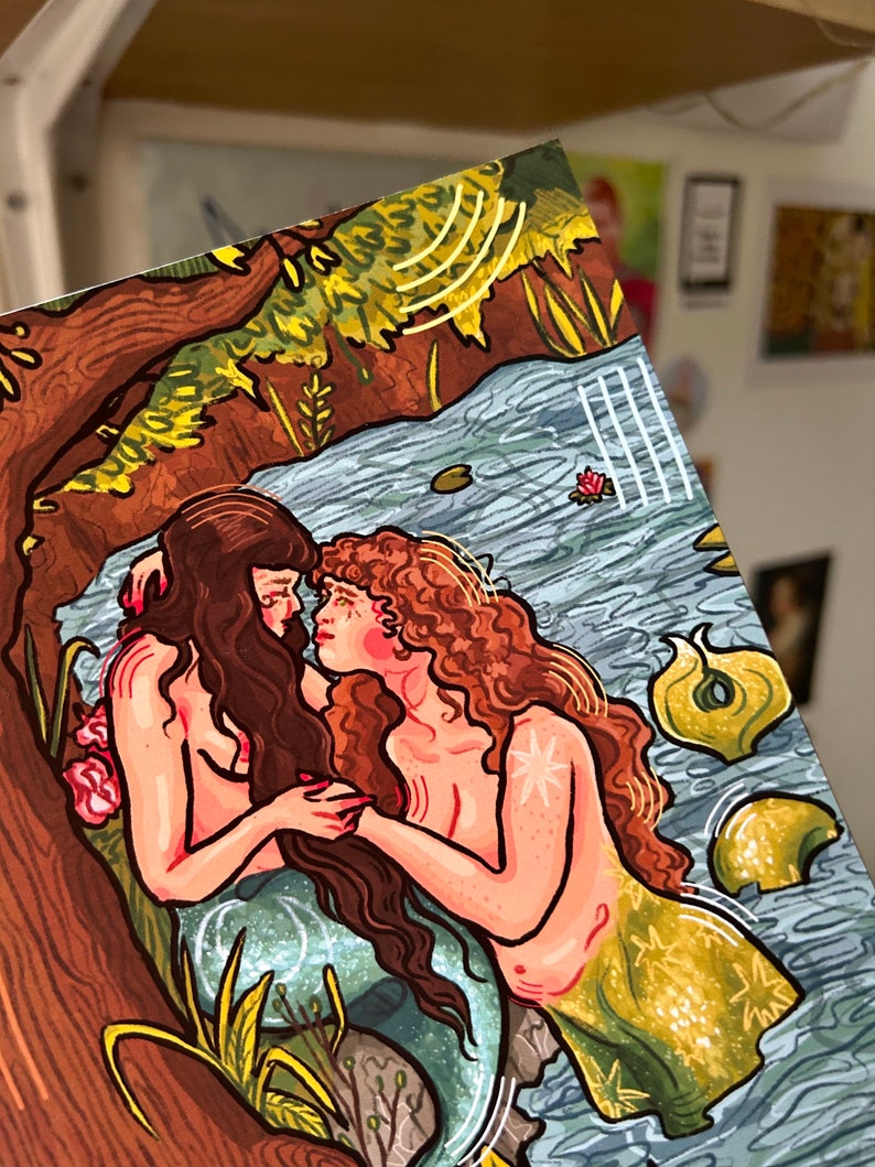 Sapphic Mermaids Prints image 2