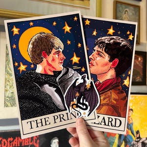 BBC Merlin Tarot Print and Sticker Pack