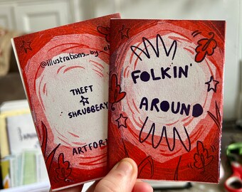 folkin' around - collaborative riso zine