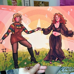 EVERYWHERE - Sapphic Art Prints