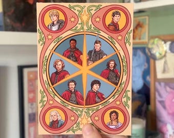 BBC Merlin Knights of the Round Table mini art print