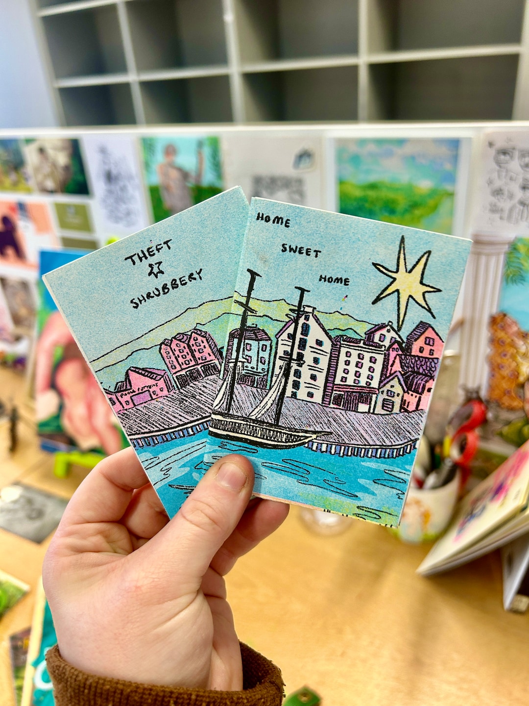 Home Sweet Home- Mini Riso Zine - Etsy