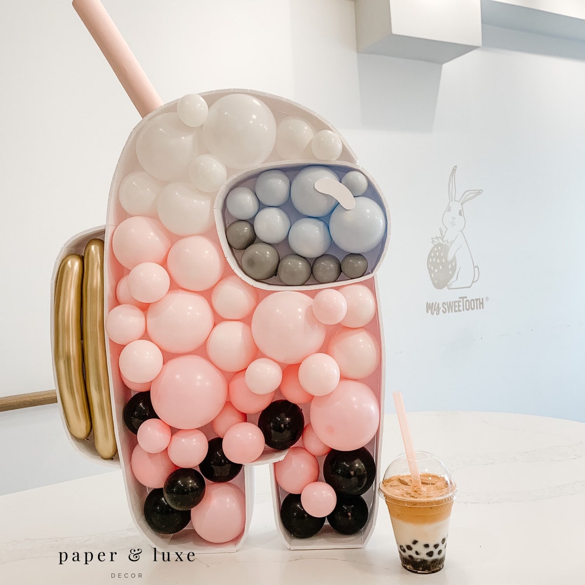 Coffee cup balloon template DIY coffee cup balloons coffee Etsy