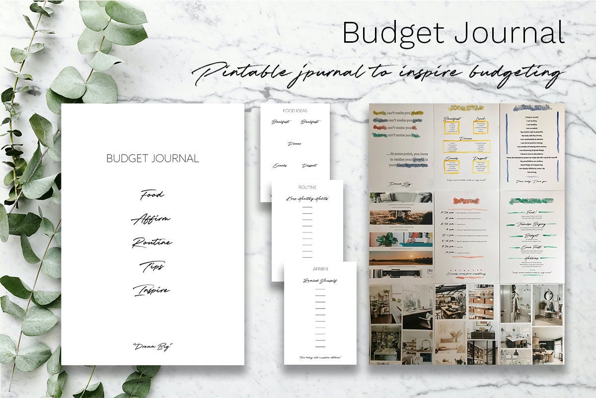 Printable Budget Journal Inspiring Create Your Personalised - Etsy.de