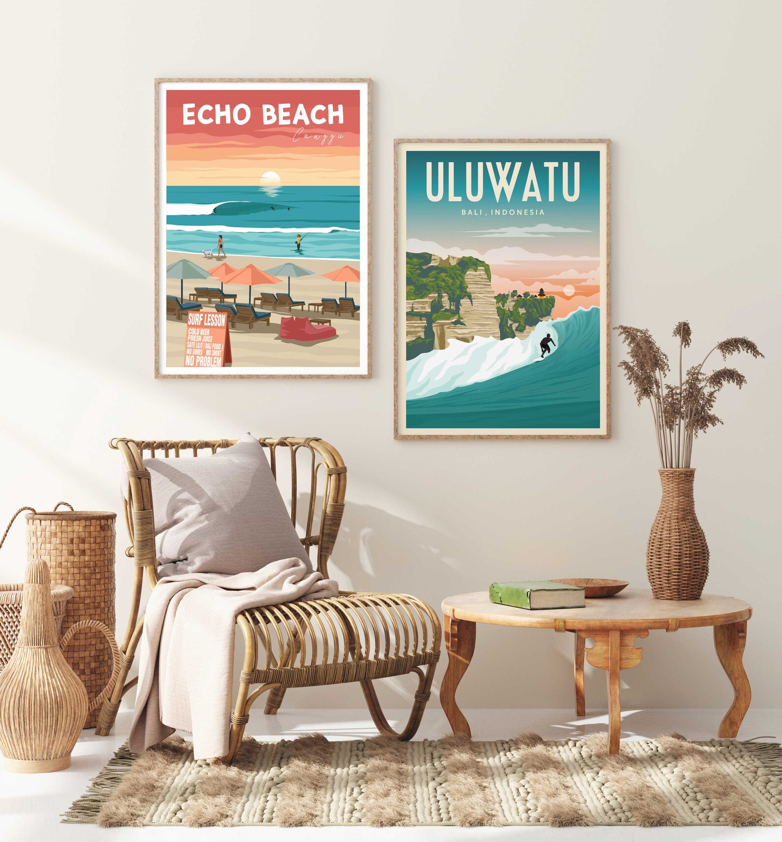 Uluwatu Surf Poster Bali Surf Print Indonesia Travel Poster - Etsy