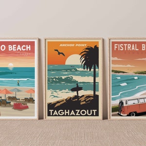 Surf Poster Sets, Set of prints, Set of 3 prints, Surf Prints, Surf Artwork