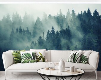 Foggy Road Crop Mist Misty Scene- Digital Background by Tara Mapes Fog in the Morning Creamy Natural Background