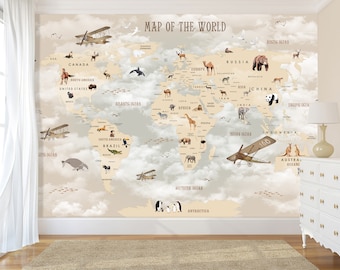 3d Giraffe Self Adhesive Door Sticker Removable Wallpaper Mural Kids Room Decor For Sale Online