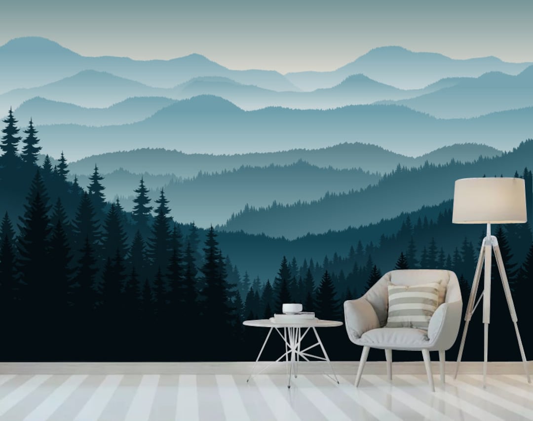 Blue 2024 mountain wallpaper