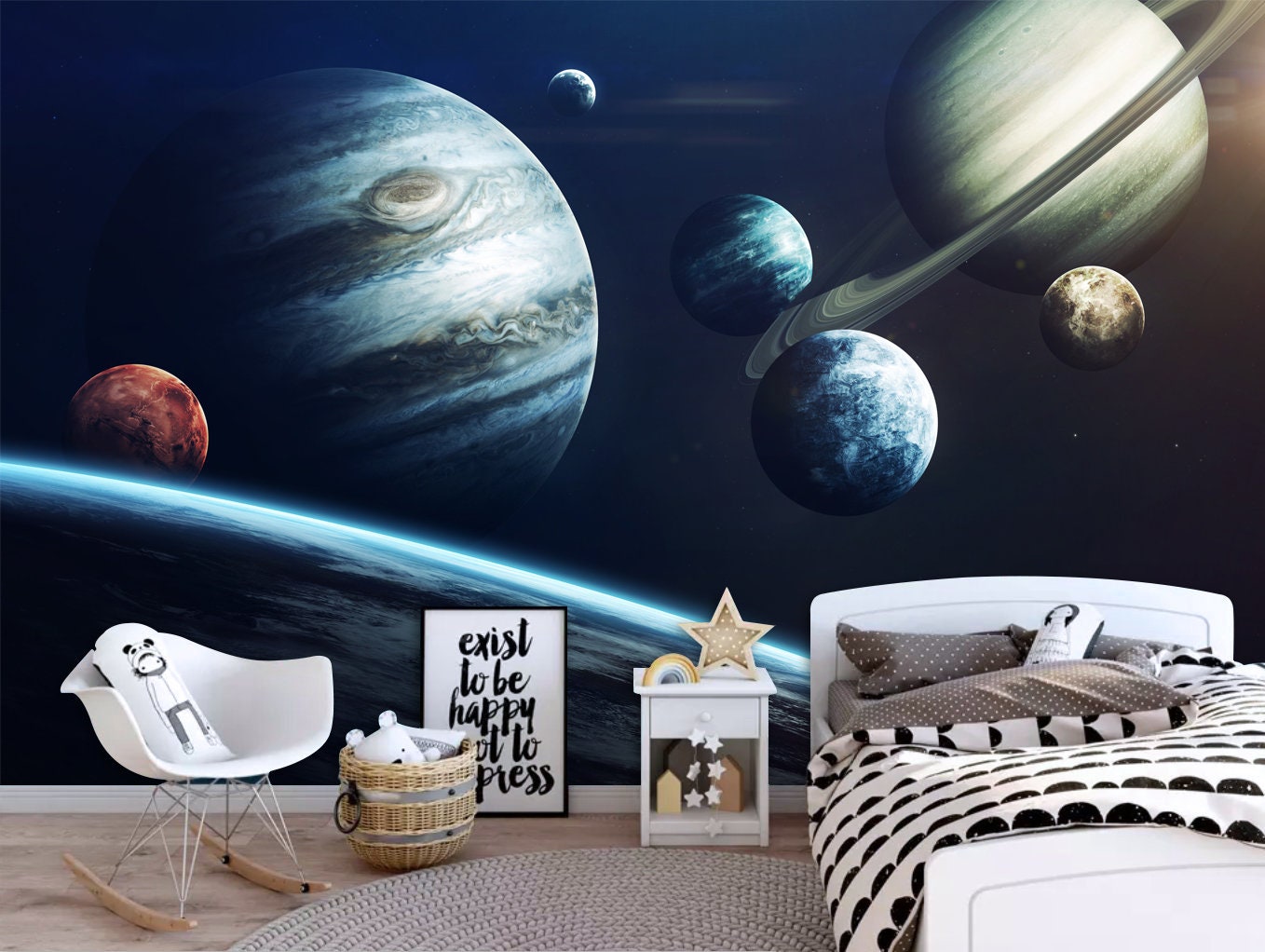 Planet Solar System Wallpaper Wall Mural Galaxy Galaxy Wall - Etsy Israel Planet Solar System Wallpaper Wall Mural Galaxy Galaxy Wall - Etsy Israel