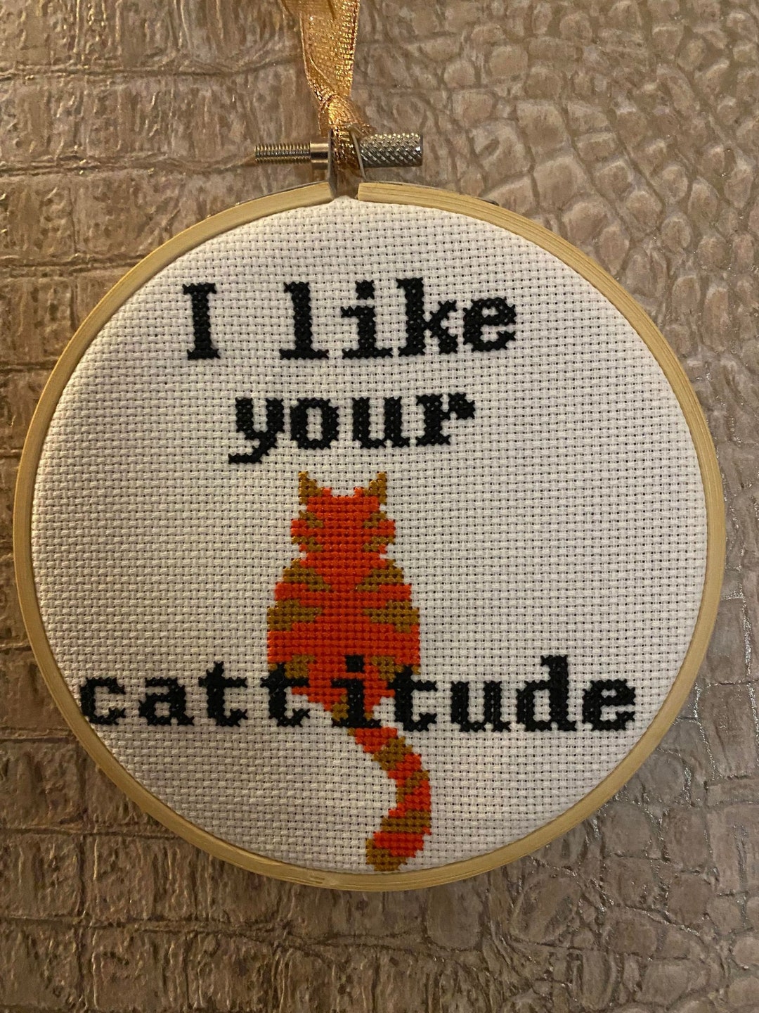 Cattitude Cross Stitch Pattern PDF ONLY Etsy