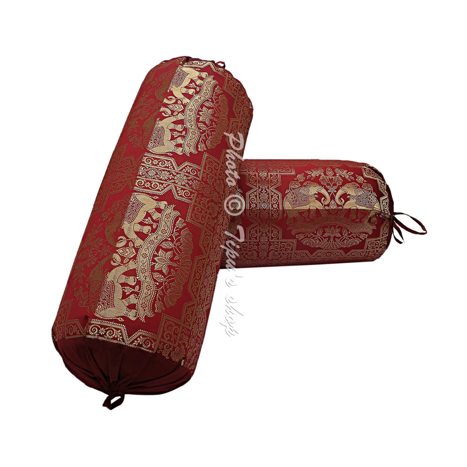 Long Bolster Pillow Neck Cylinder Round Personalized Cover Etsy