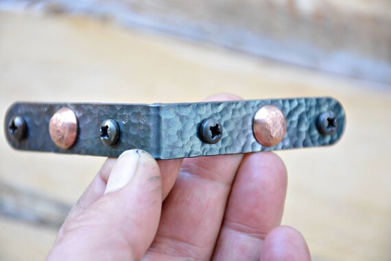 4 Corners Decorative Iron With Cooper Corners Wrought Iron Etsy
