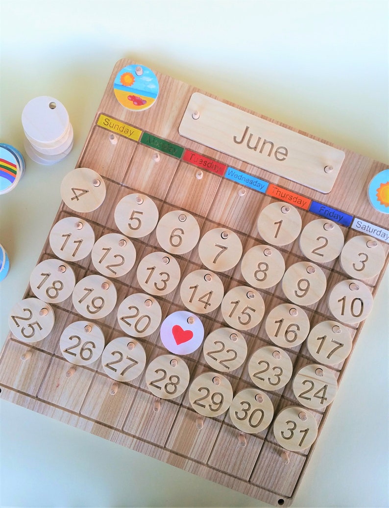 Montessori Calendar And Weather Chart