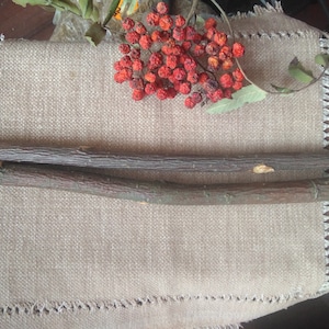 Rowan stick. lot 2pcs. Length 11&quot; (27.5cm). 3/5&quot; (1.5cm). Magic wand.