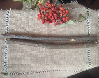 Rowan stick. lot 2pcs. Length 11" (27.5cm). 3/5" (1.5cm). Magic wand.