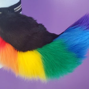 Pride Flagge Fursuit Tail Nub