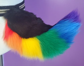 Pride Flag Fursuit Tail Nub