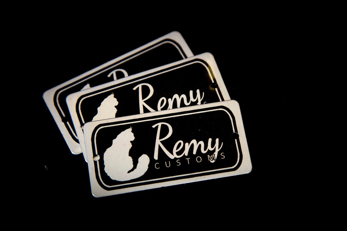 CUSTOM metal amp/guitar badges Etsy