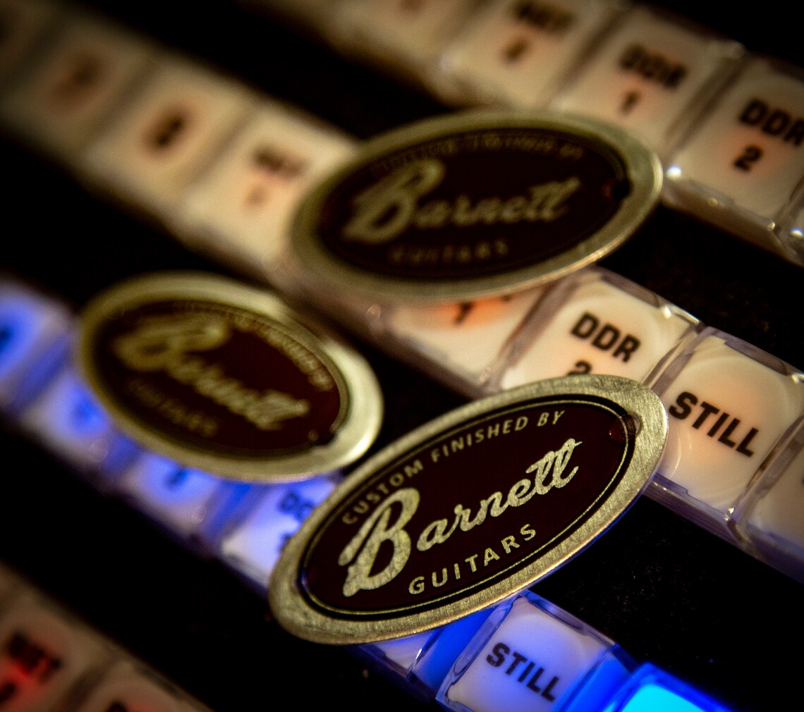 CUSTOM metal amp/guitar badges Etsy