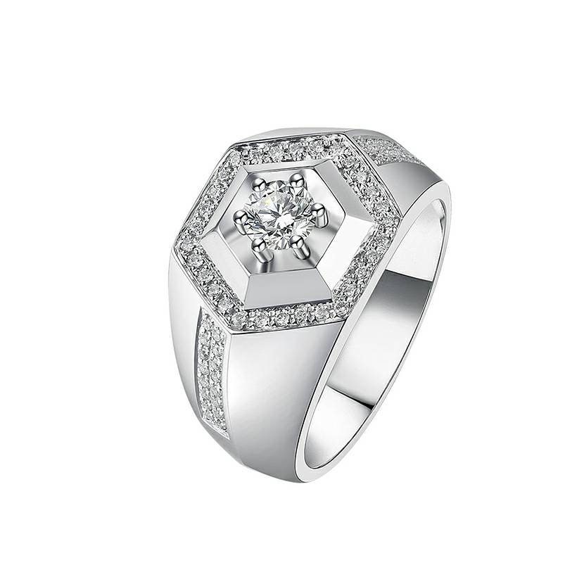 Lab Grown Diamond Ring Mens Engagement Ring Luxury Etsy