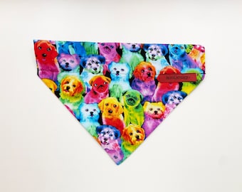 Rainbow Dog Bandanna