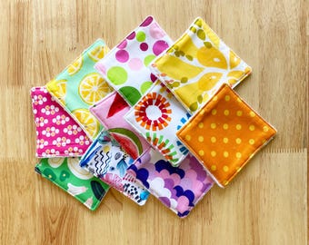 Reusable cotton makeup pads