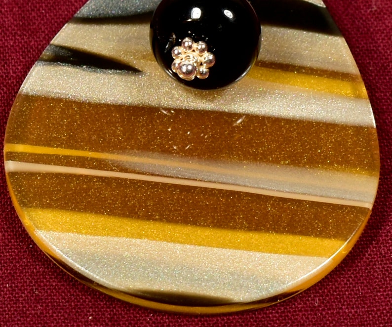 800031 \u2013 Earrings Onyx Acrylic /& 925 Sterling Silver
