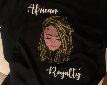 African Pride Shirt, African Royalty Shirt, Black Pride Shirt, Afro Centric Shirt