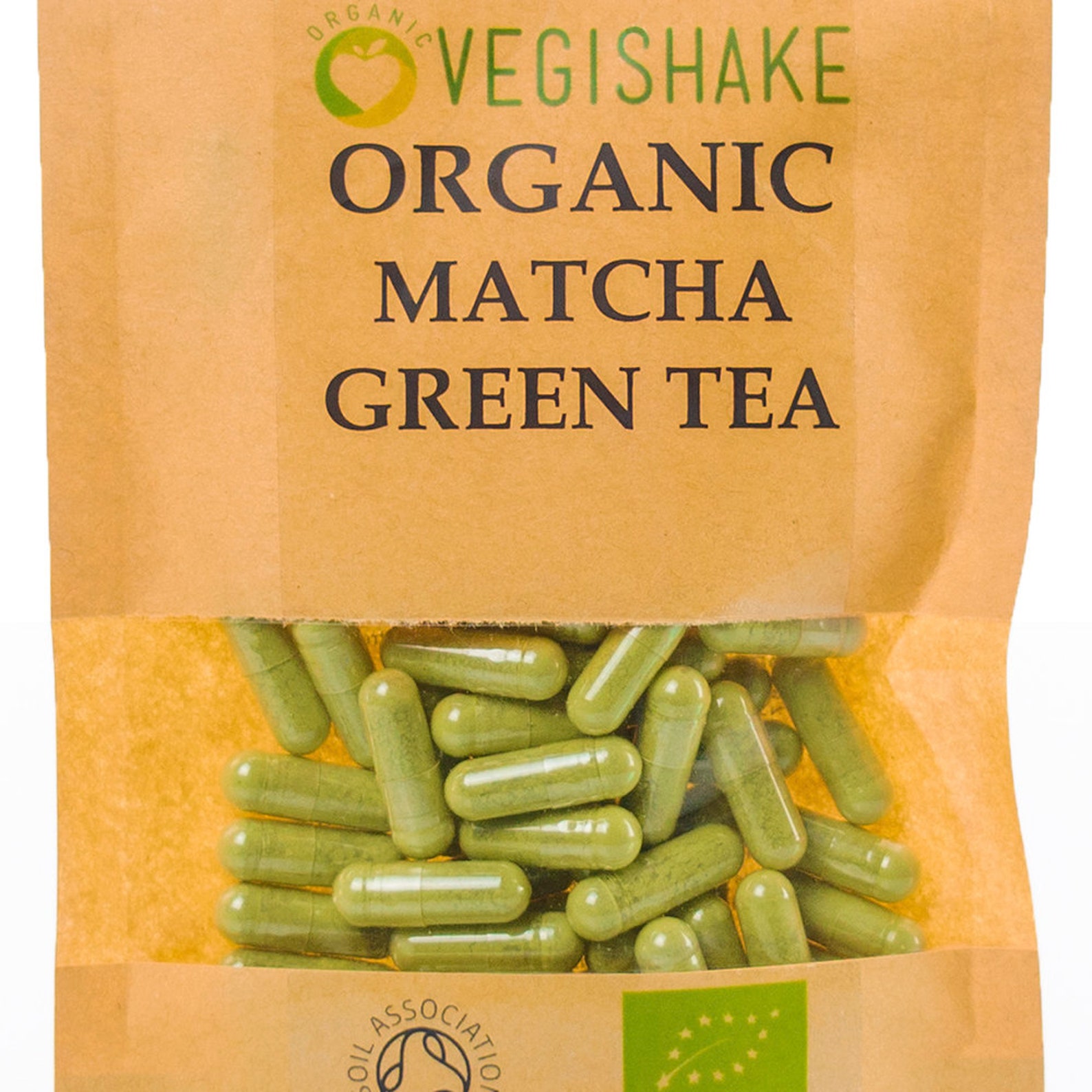 Organic Matcha Green Tea Vegan HPMC Capsule 760mg EGCG Epigallocatechin