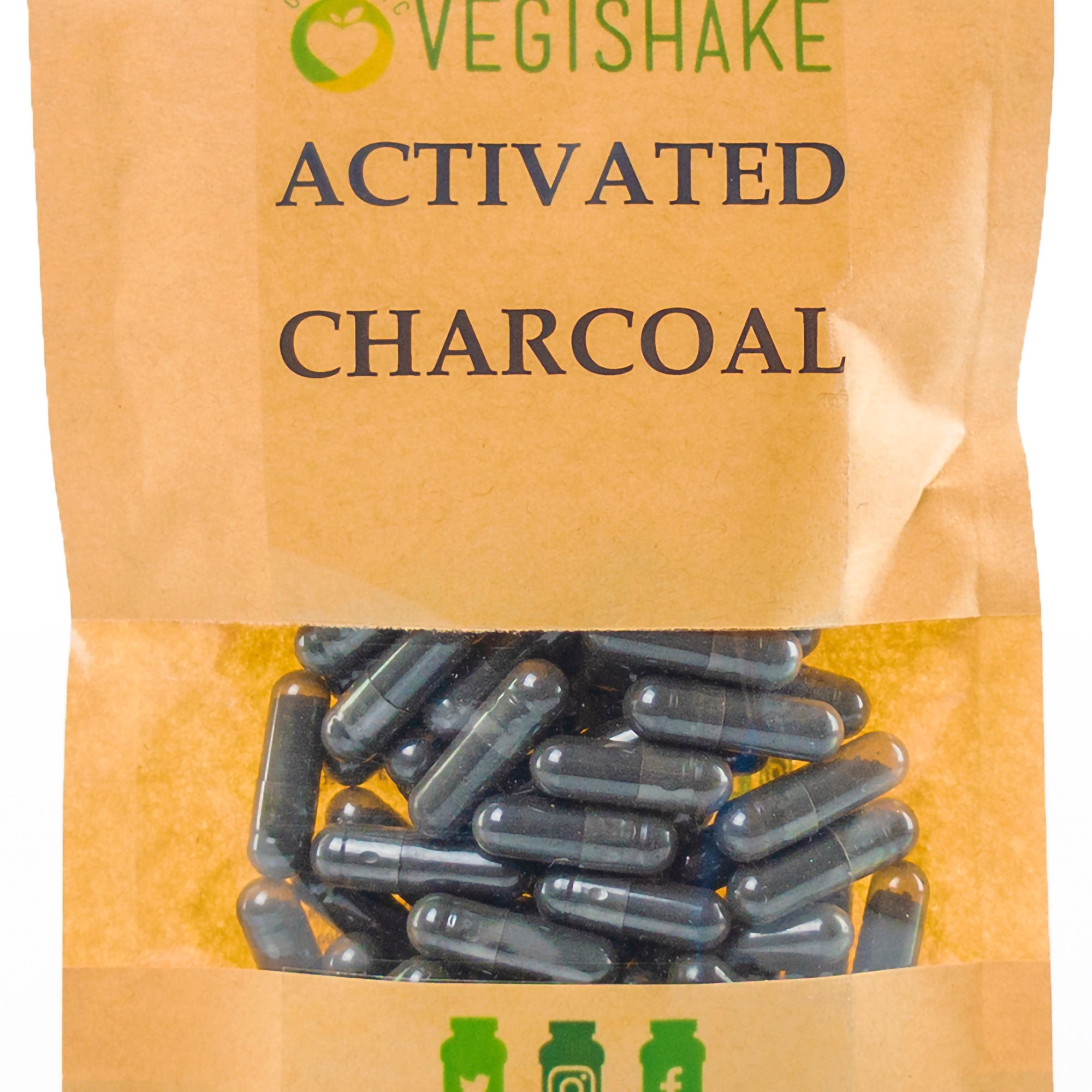 Activated Charcoal Vegan HPMC Capsules 500mg Strong Body Detox Etsy
