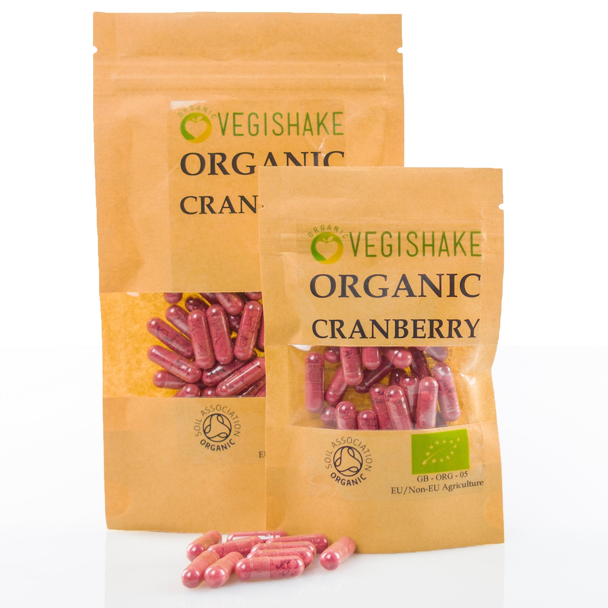 Organic Cranberry Vegan HPMC Capsules 840mg Blood Pressures Bladder