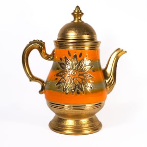 Postmodern Late 60s early 70s  Coffee Pot, Art Pottery by Aldo Londi, Made in Italy for Rosenthal Netter