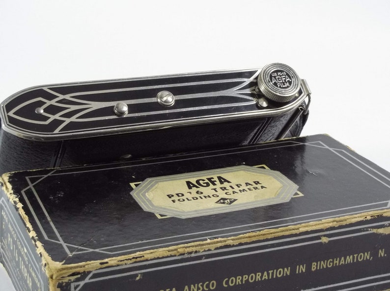 Agfa Tripar PD-16 Art Deco Folding Camera, image 3