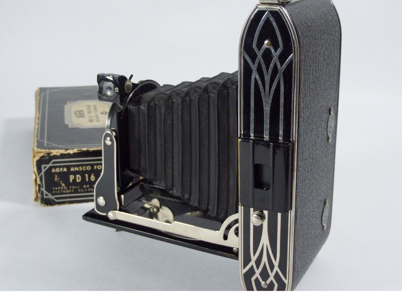 Agfa Tripar PD-16 Art Deco Folding Camera, image 8